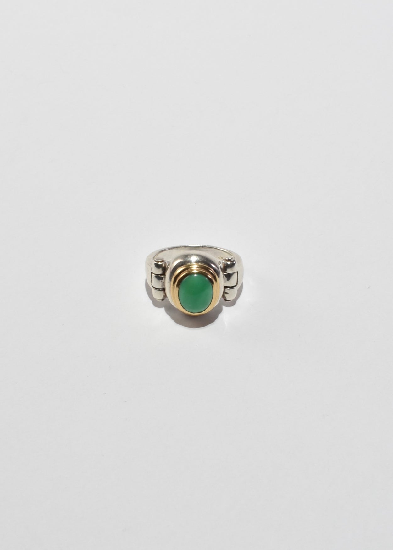 Silver Jade Ring