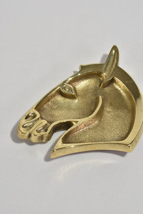 Brass Horse Catchall