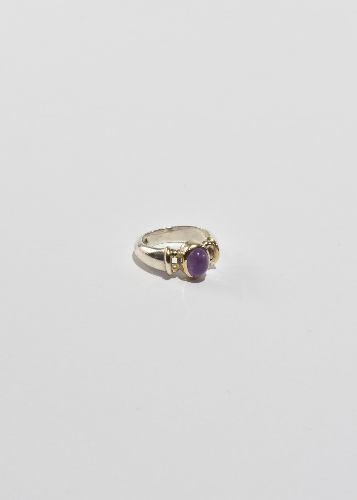 Modernist Amethyst Ring