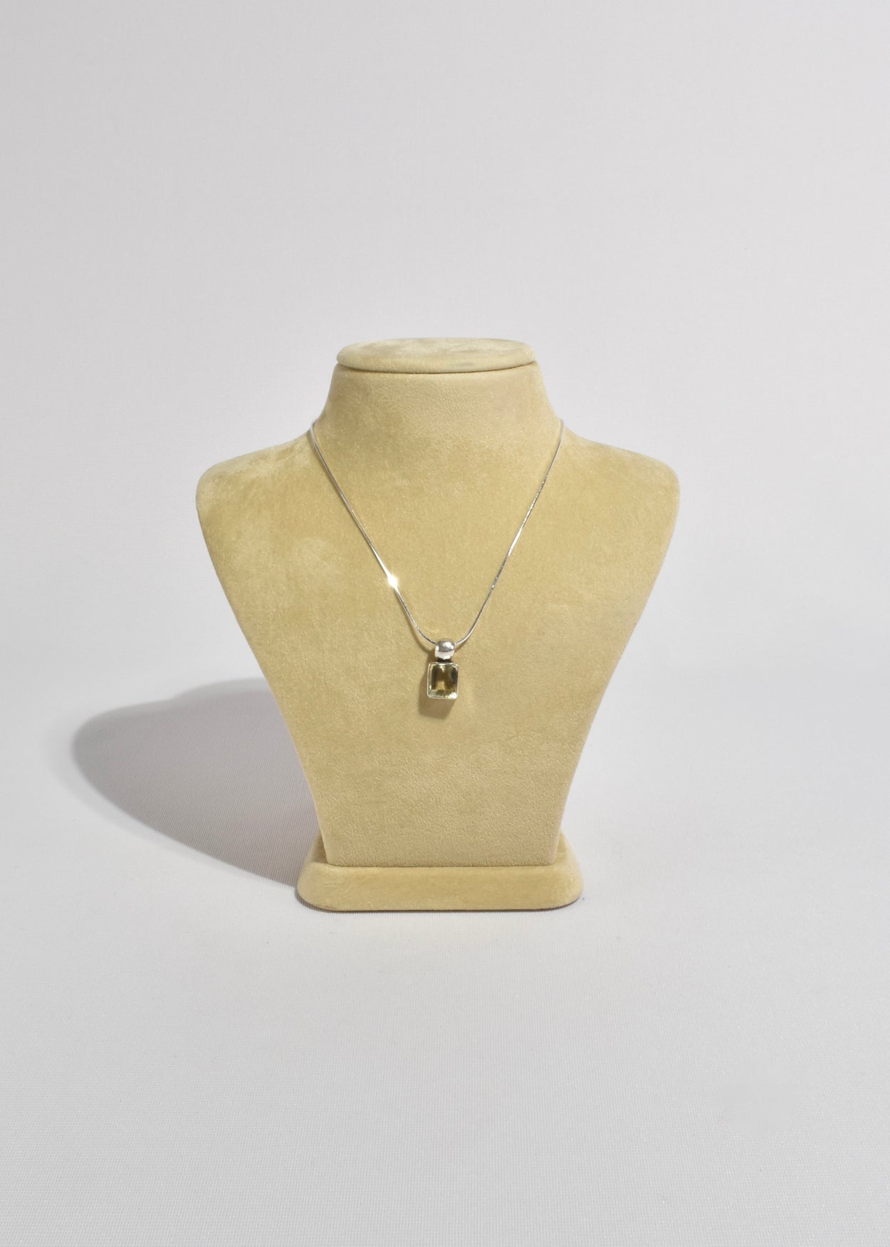 Citrine Pendant Necklace