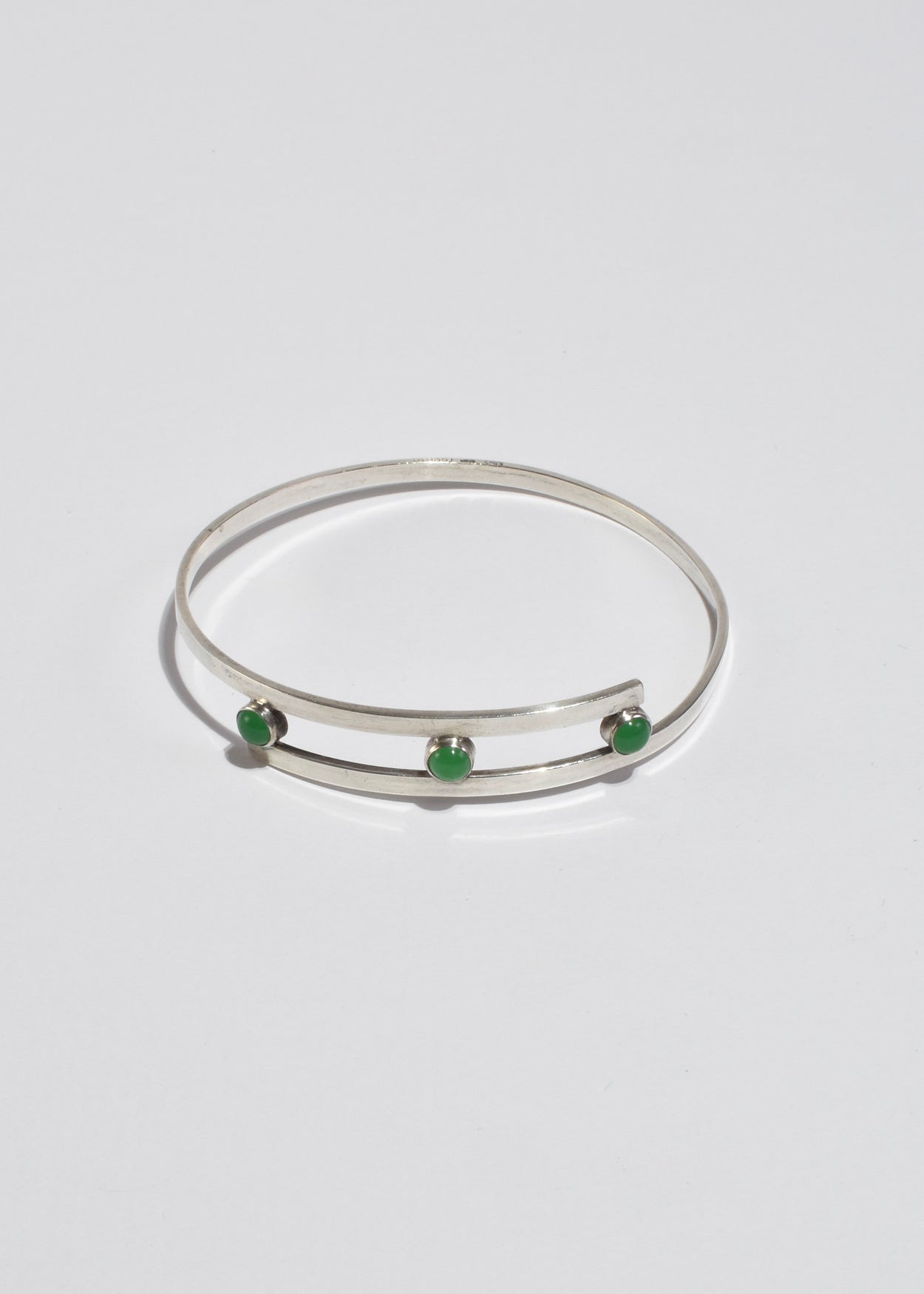 Modernist Chrysoprase Cuff