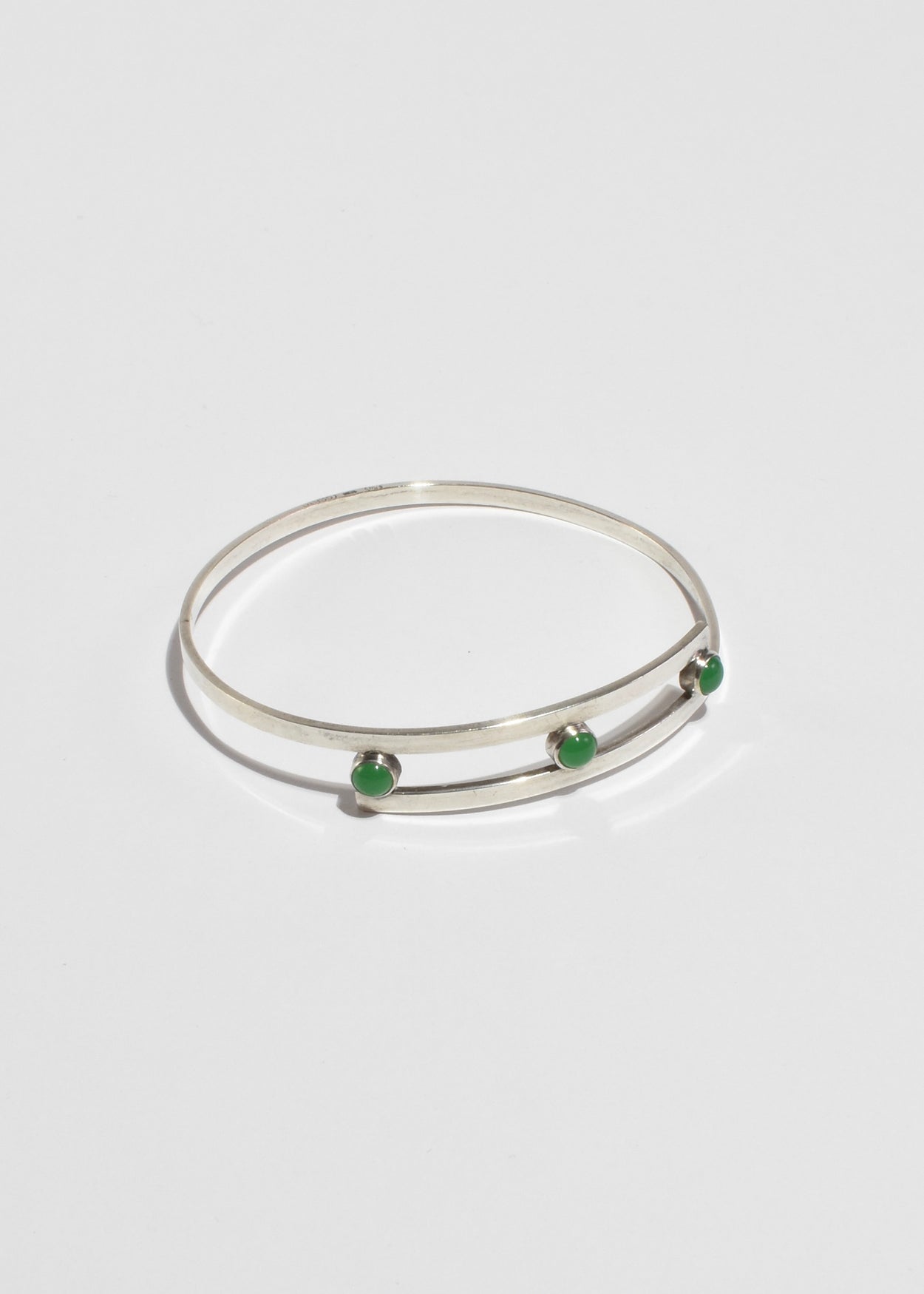 Modernist Chrysoprase Cuff