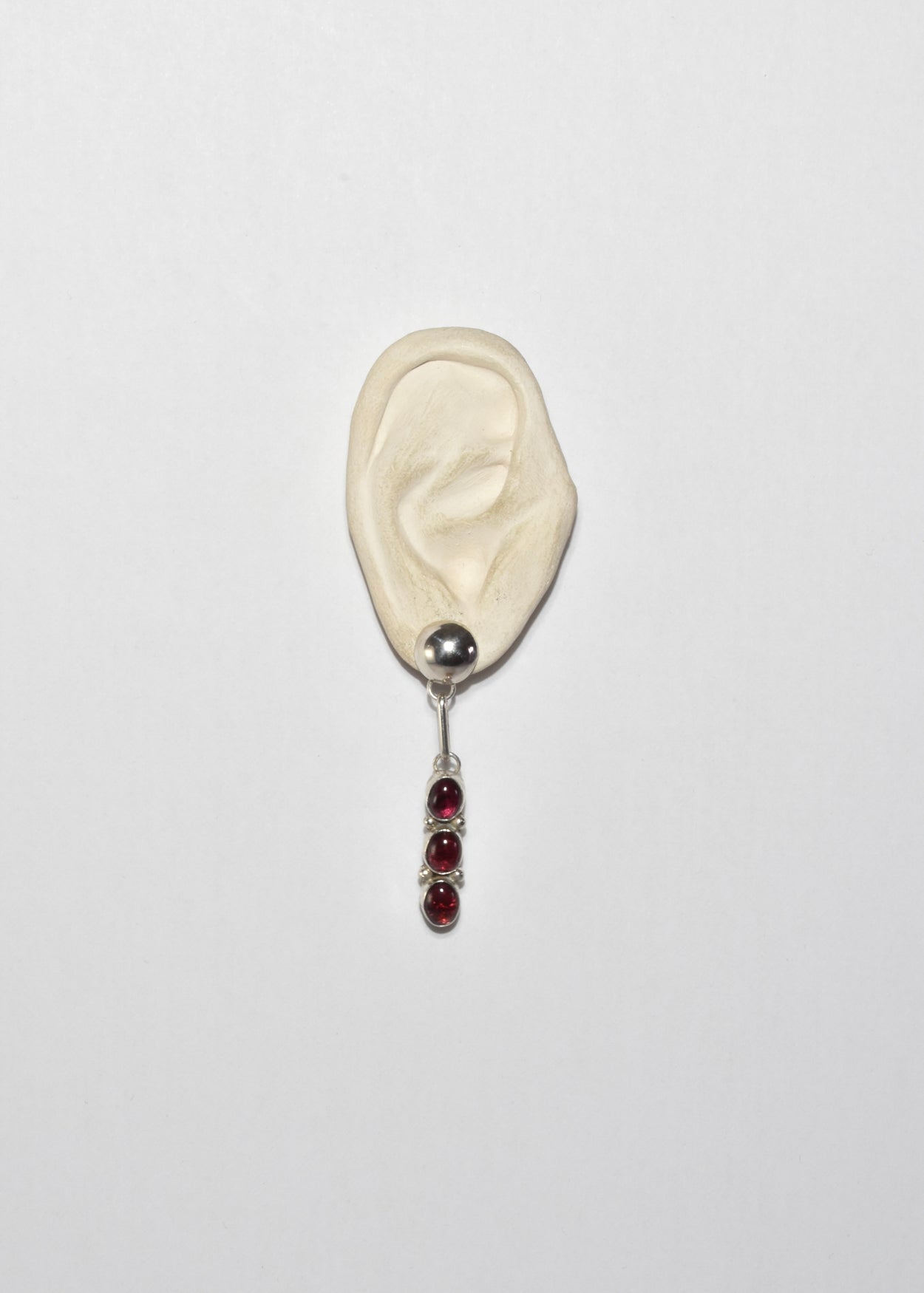 Garnet Drop Earrings