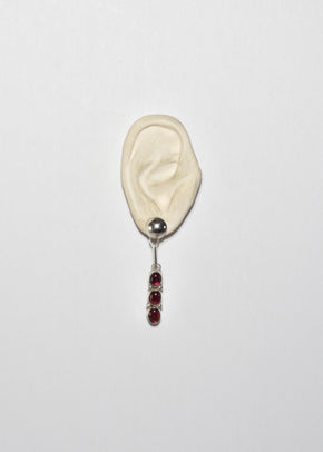 Garnet Drop Earrings