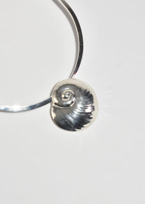 Sterling Shell Collar Necklace