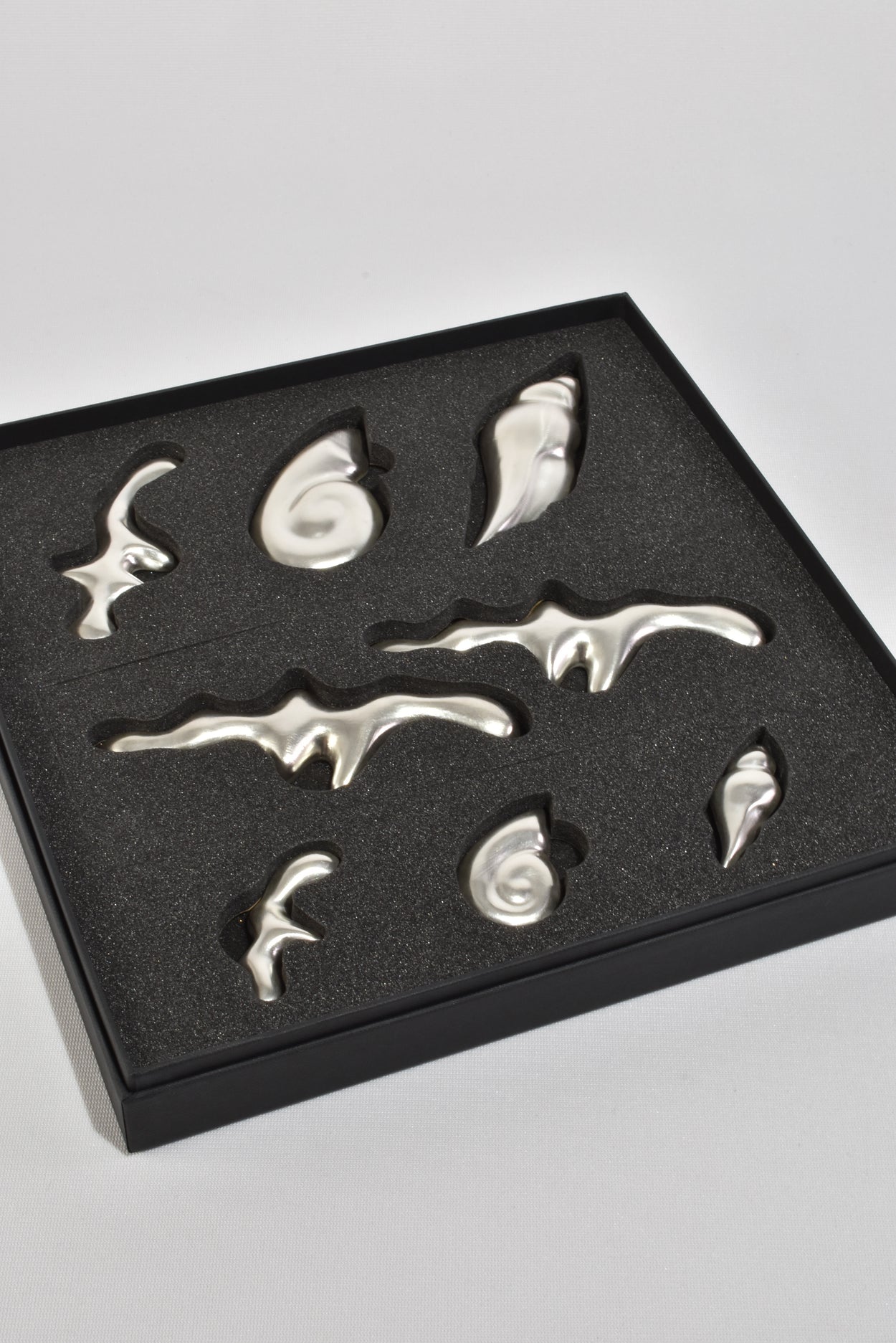 Silver Shell Rest Gift Set