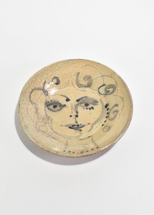 Ceramic Abstract Face Bowl