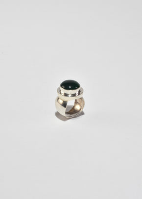 Modernist Jade Ring