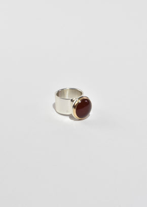 Carnelian Statement Ring