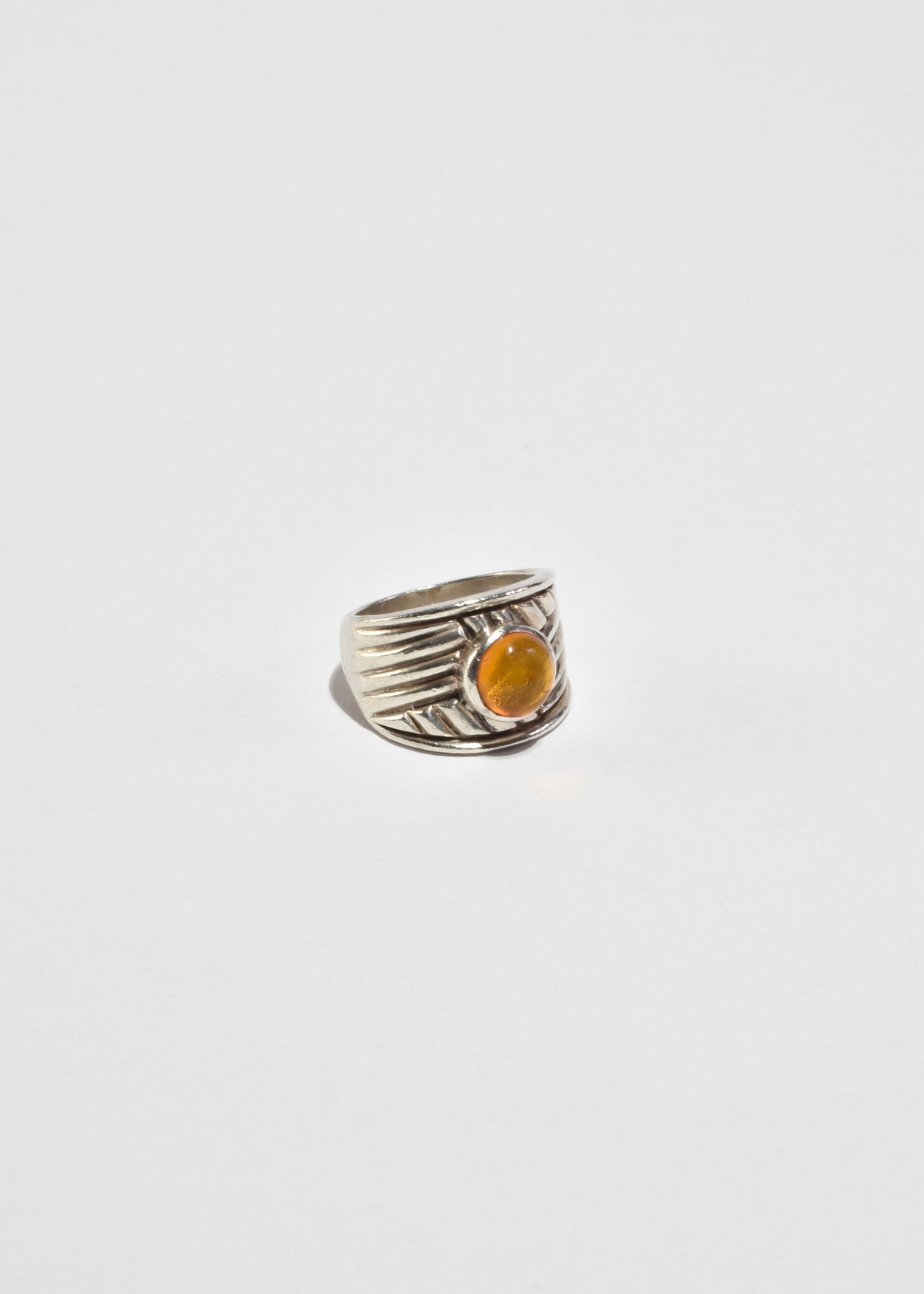 Yellow Glass Ring