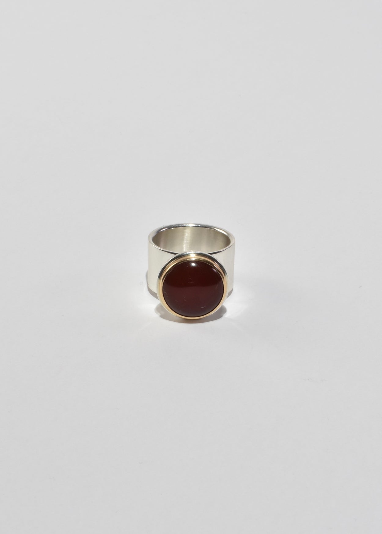 Carnelian Statement Ring