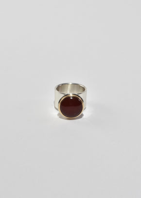 Carnelian Statement Ring