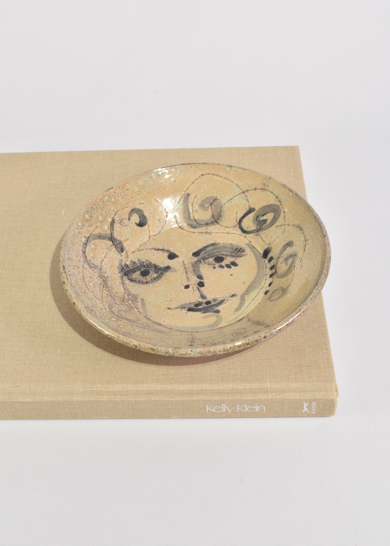 Ceramic Abstract Face Bowl