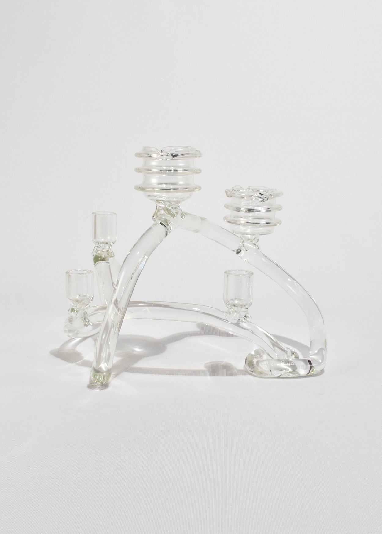 Blown Glass Candelabra