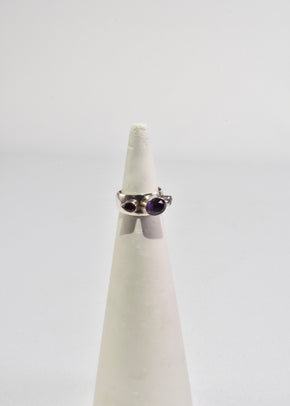 Amethyst Garnet Ring