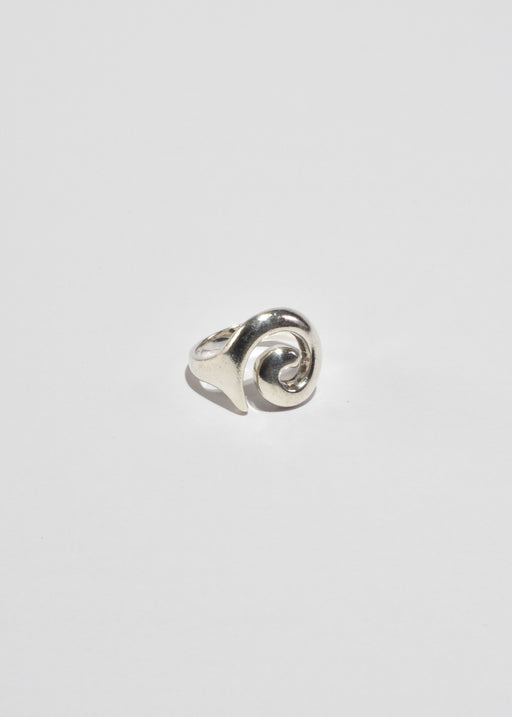 Silver Spiral Ring