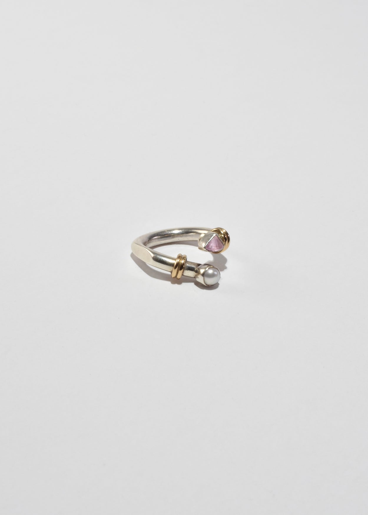 Pearl Rose Quartz Ring