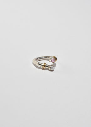 Pearl Rose Quartz Ring