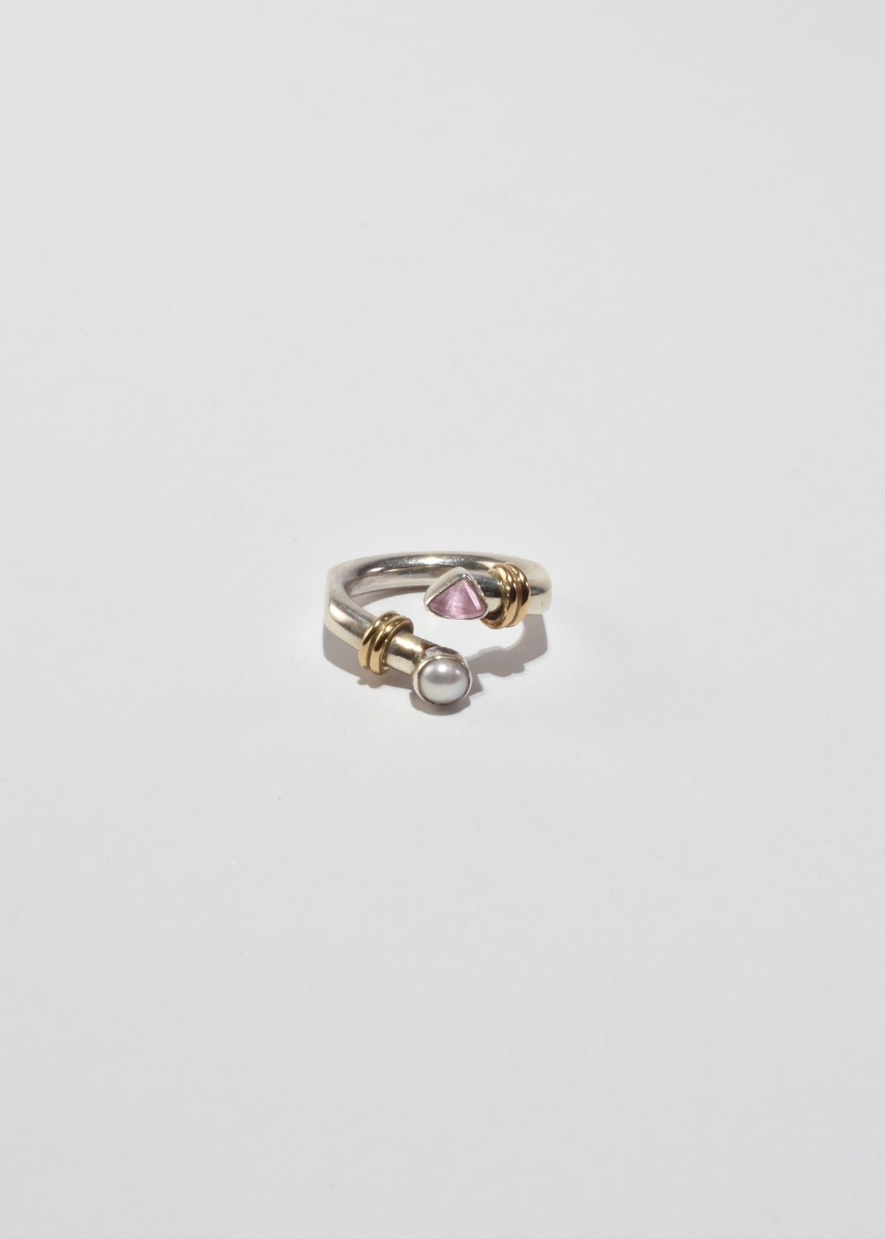 Pearl Rose Quartz Ring