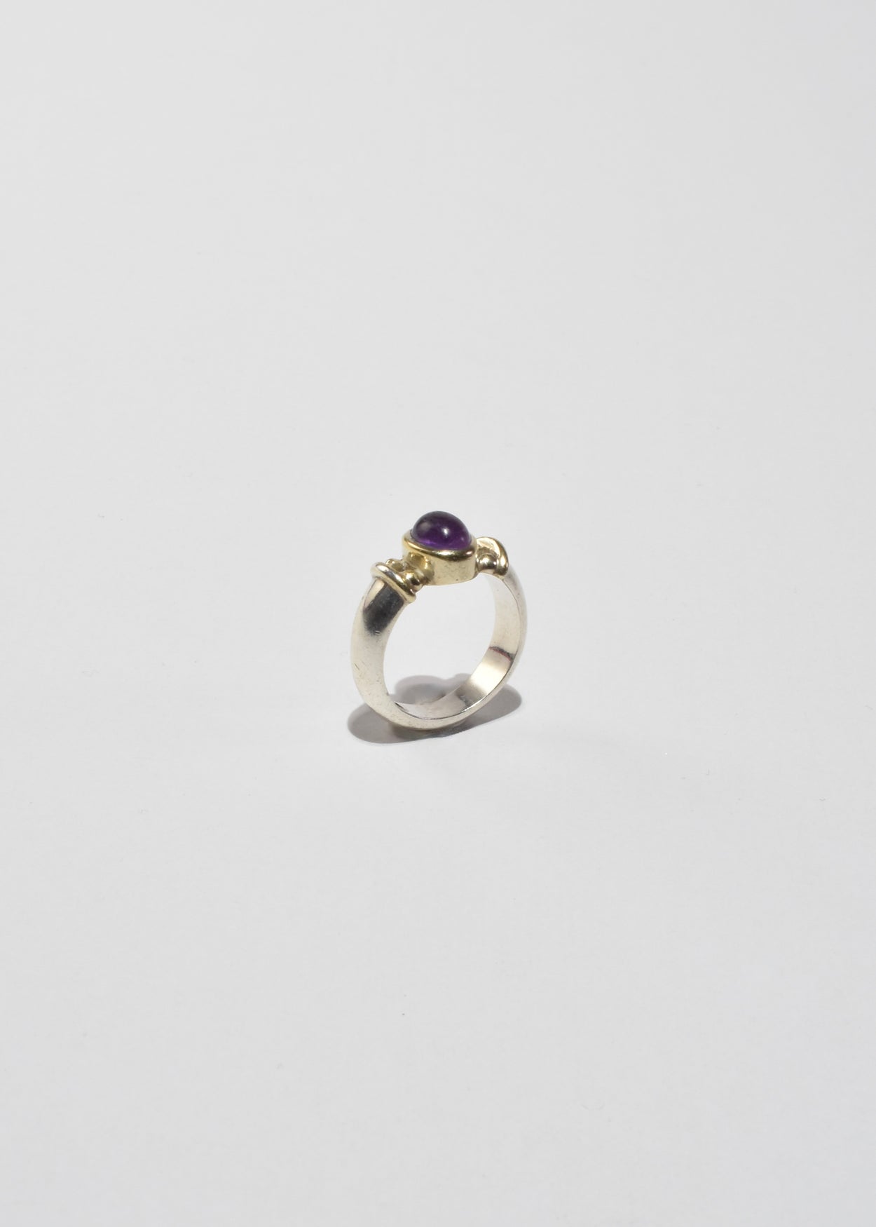 Modernist Amethyst Ring