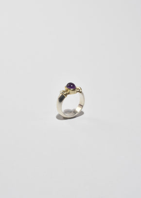 Modernist Amethyst Ring