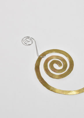 Spiral Brass Ornament