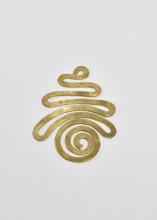 Curved Brass Ornament