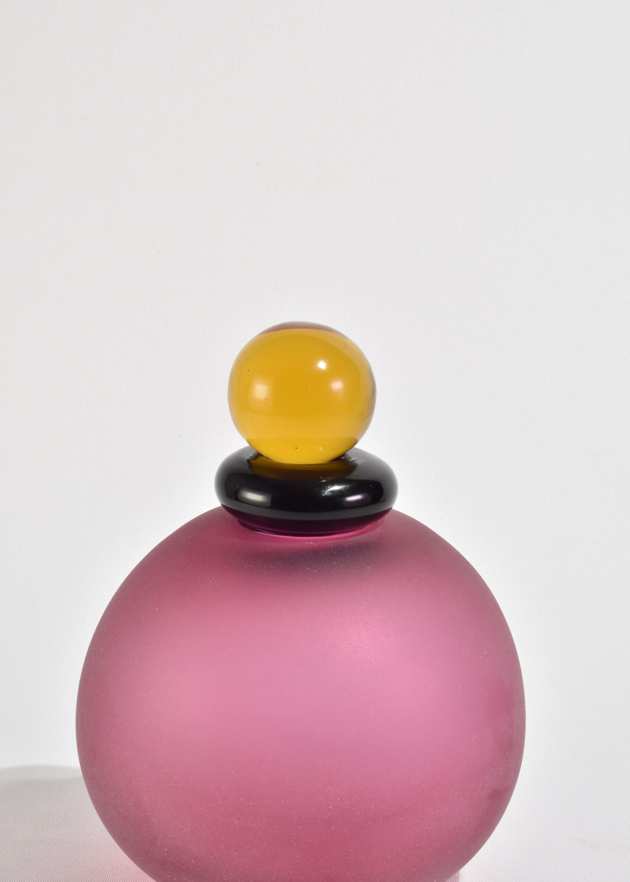 Italian Pink Glass Vessel