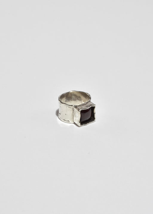 Organic Garnet Ring