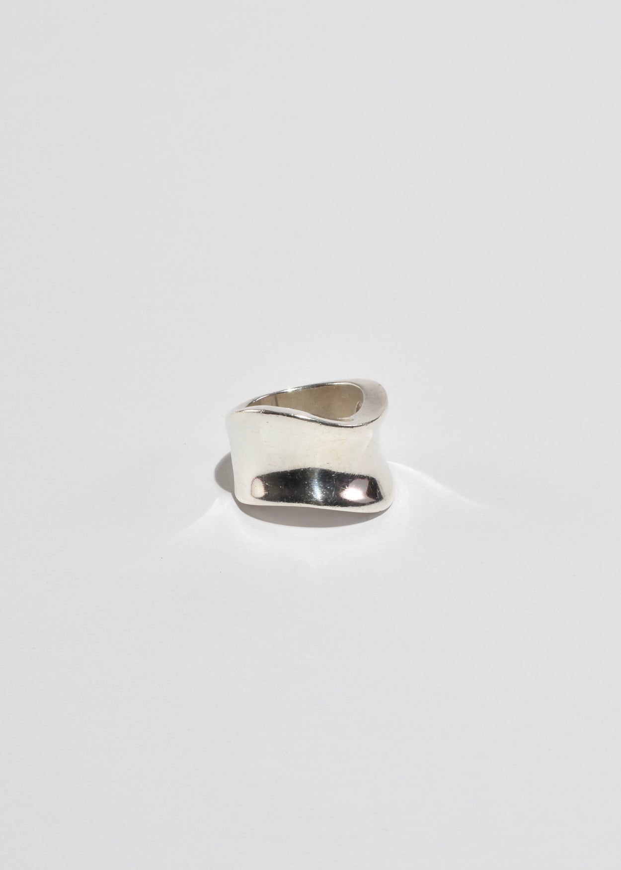 Silver Curve Ring