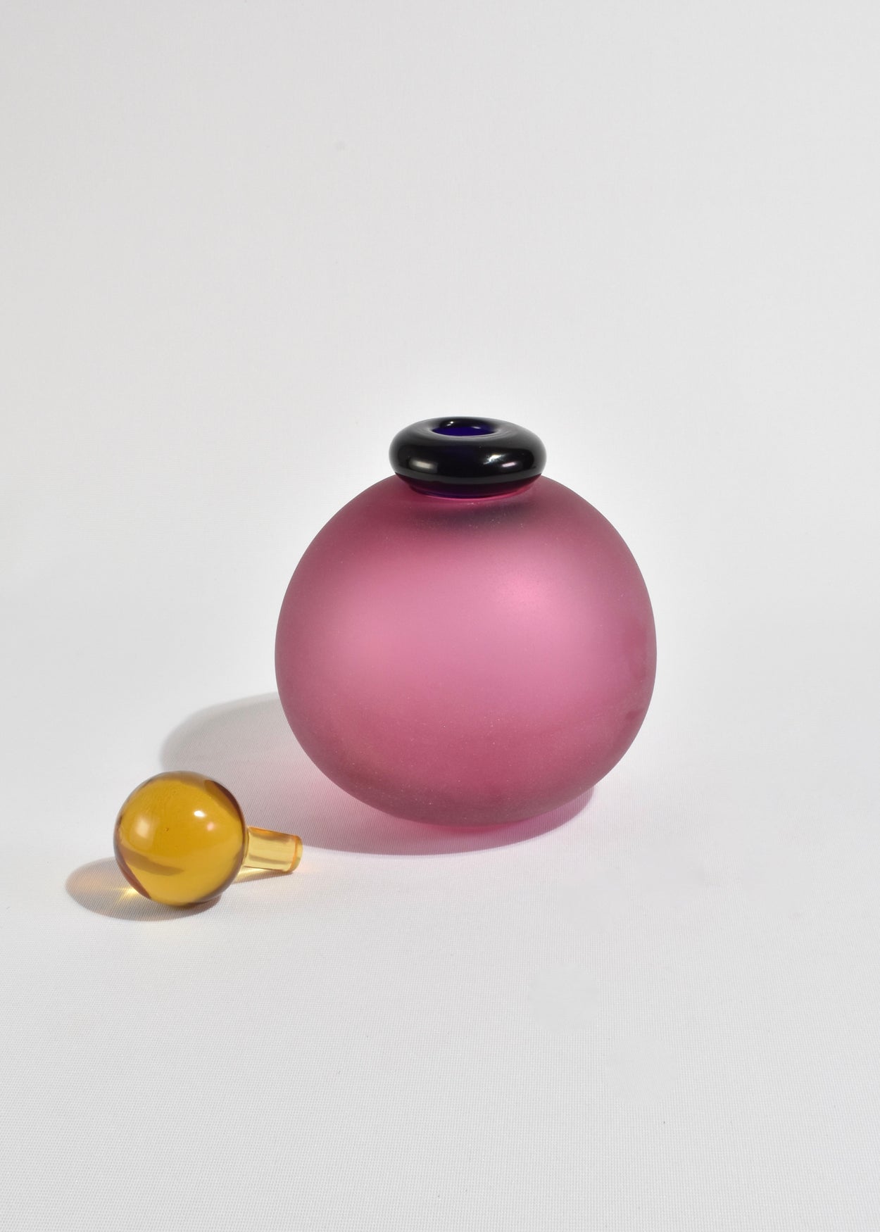 Italian Pink Glass Vessel