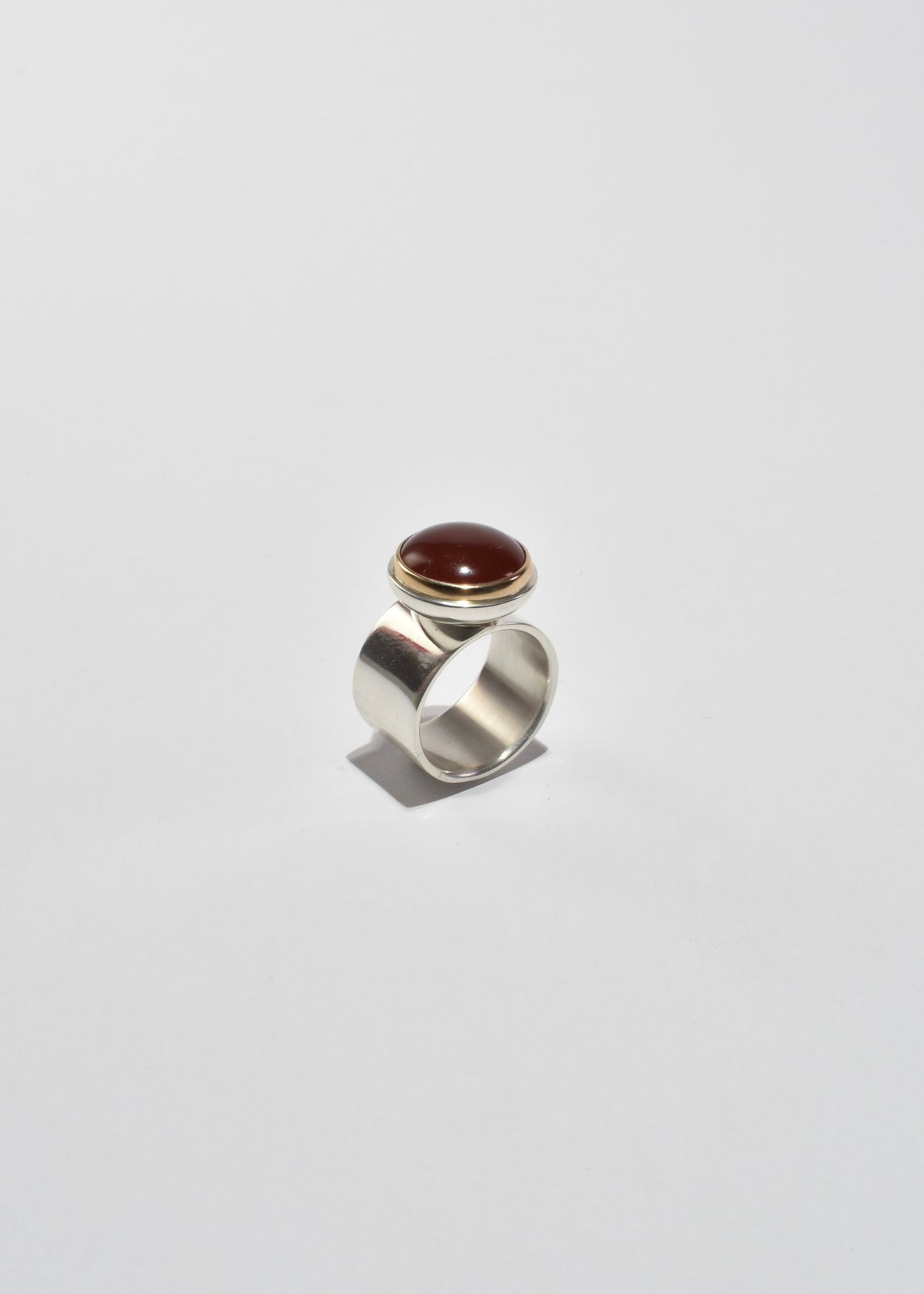 Carnelian Statement Ring