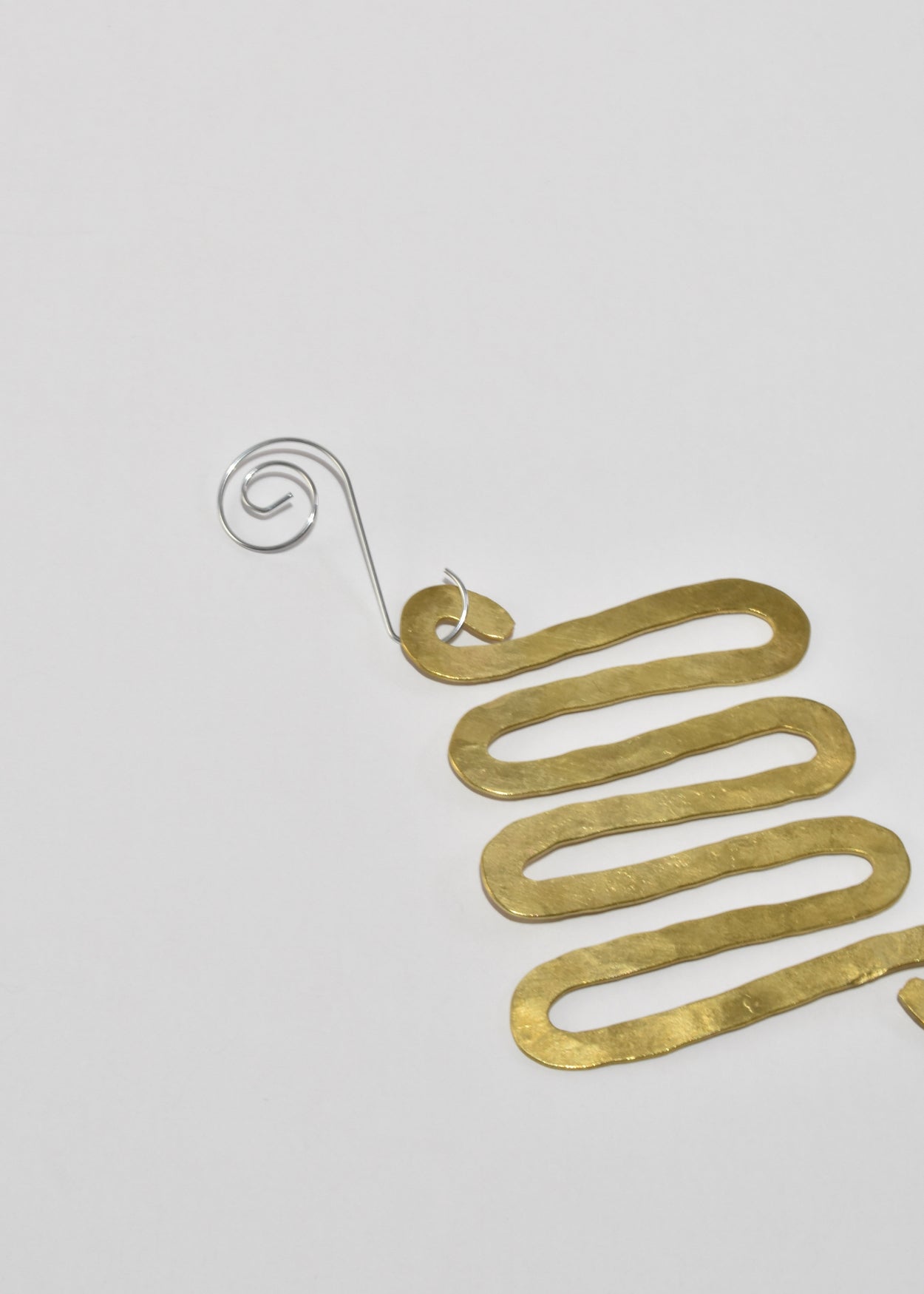 Curved Brass Ornament