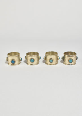 Turquoise Napkin Rings