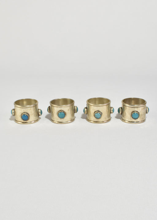 Turquoise Napkin Rings