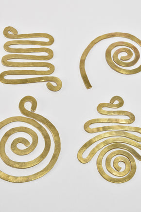 Spiral Brass Ornament