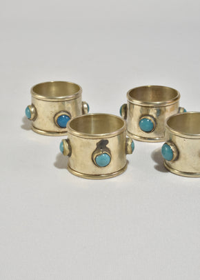 Turquoise Napkin Rings