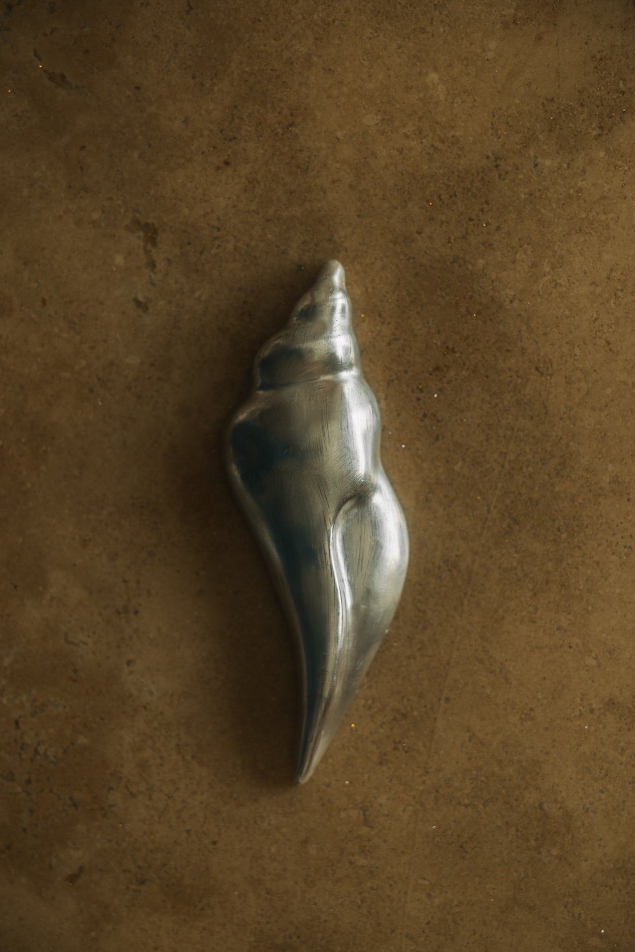 Silver Conch Shell Rest