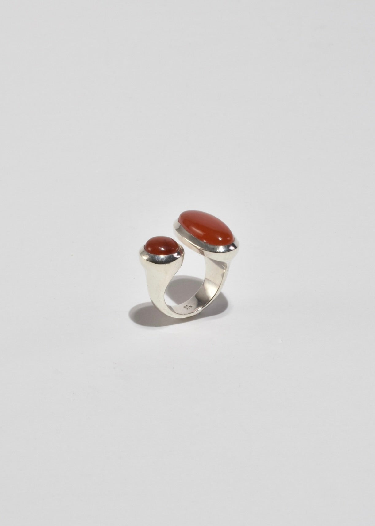 Silver Carnelian Ring