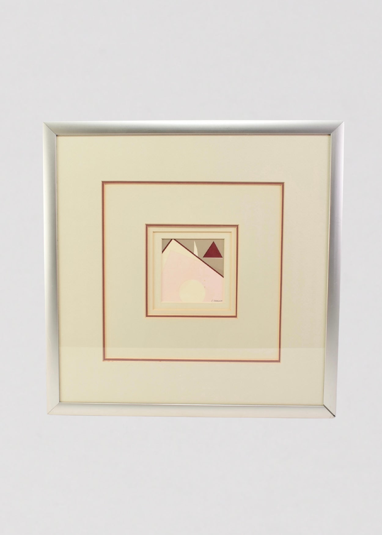 Geometric Framed Artwork