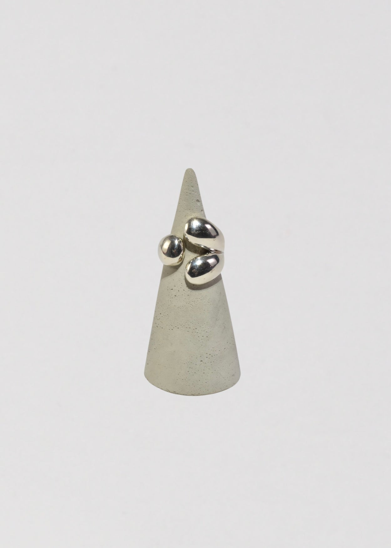 Sculptural Silver Ring