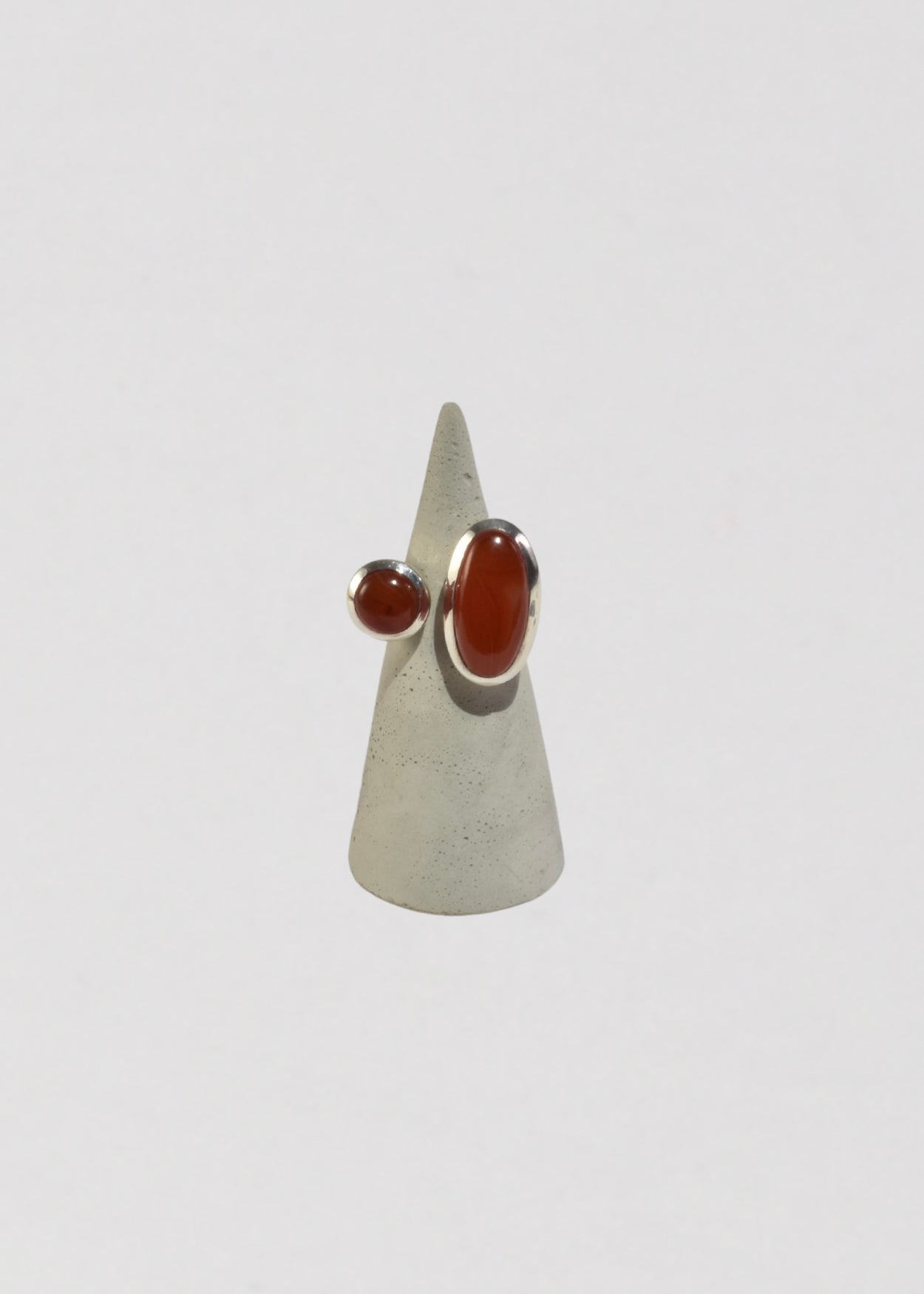 Silver Carnelian Ring