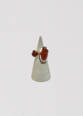 Silver Carnelian Ring