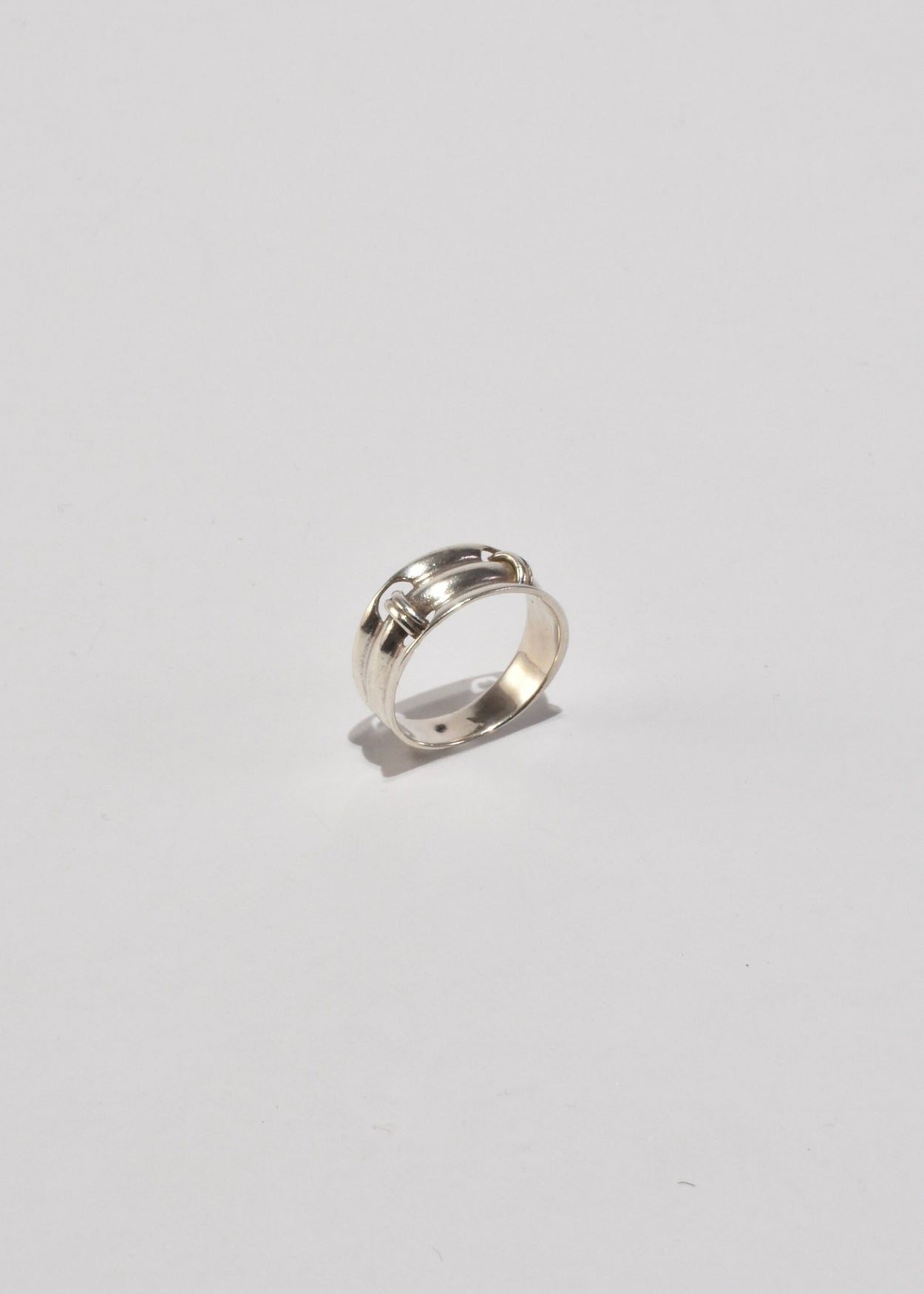 Sculptural Silver Ring