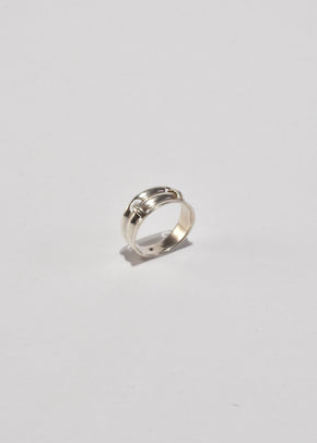 Sculptural Silver Ring