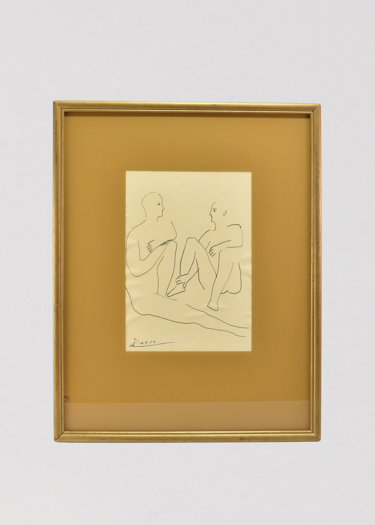 Picasso Dancers, Framed