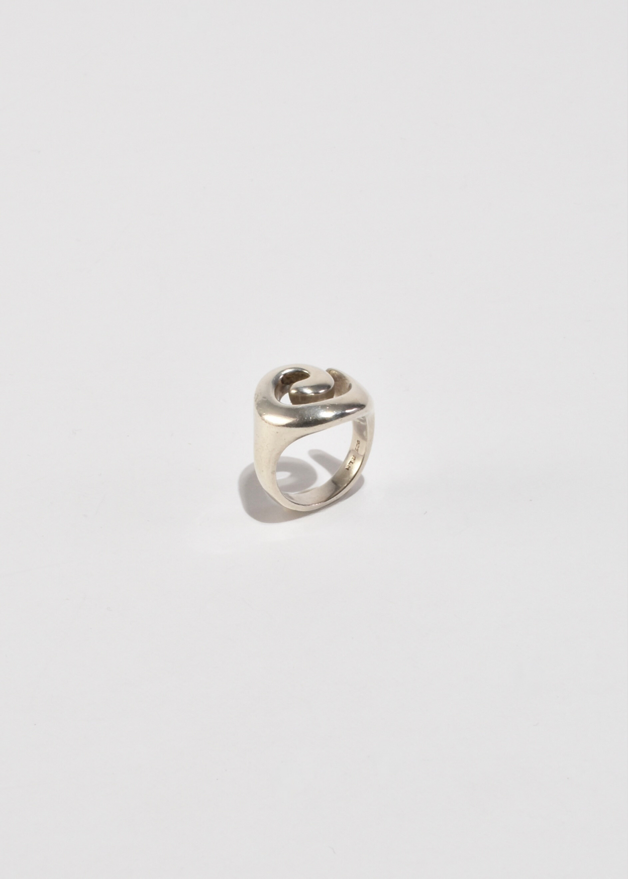 Silver Spiral Ring