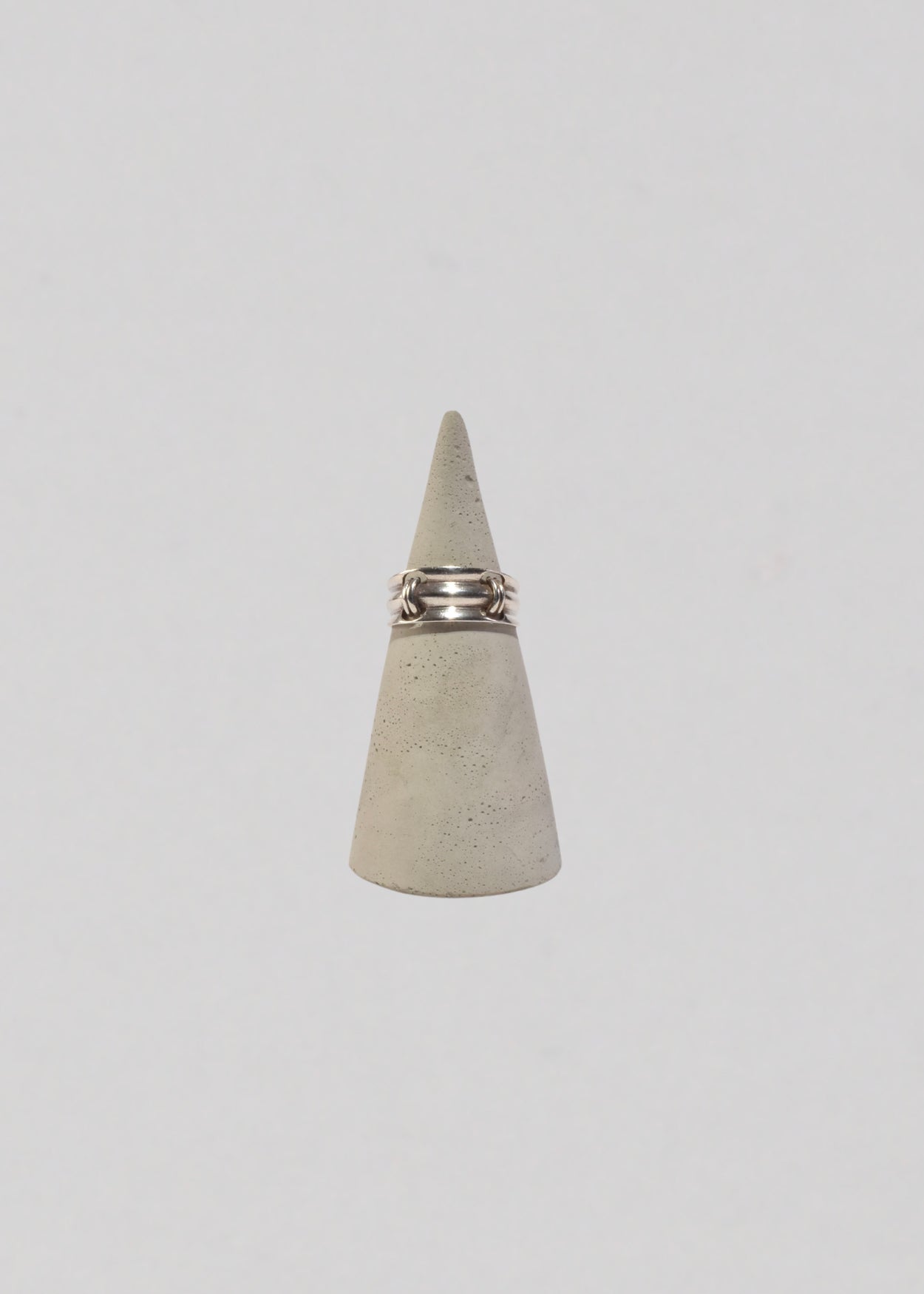 Sculptural Silver Ring