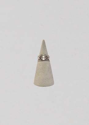 Sculptural Silver Ring