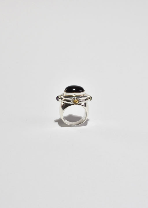 Onyx Multi Stone Ring